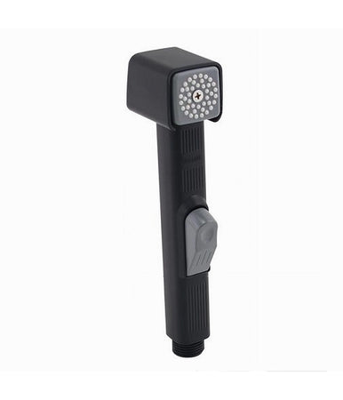 Doccetta Spruzzatore Per Bidet Wc Doccia Shattaf Pulizia 18cm Nero Squdrato 87550