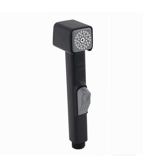 Doccetta Spruzzatore Per Bidet Wc Doccia Shattaf Pulizia 18cm Nero Squdrato 87550