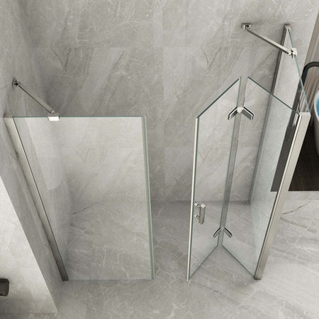 Doccia 2 lati apertura a Libro Trasparente 8mm H195 FLEX Maxi Fai da te/Attrezzature per cucine e bagni/Attrezzature per bagni/Docce e componenti doccia/Box doccia StileBagno - Roma, Commerciovirtuoso.it