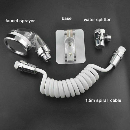 Doccia a Mano Doccetta Portatile Per Lavandino Tubo Pietre Anticalcare Campeggio Fai da te/Attrezzature per cucine e bagni/Attrezzature per bagni/Docce e componenti doccia/Filtri supporti e soffioni doccia/Telefoni doccia Zencoccostore - Formia, Commerciovirtuoso.it
