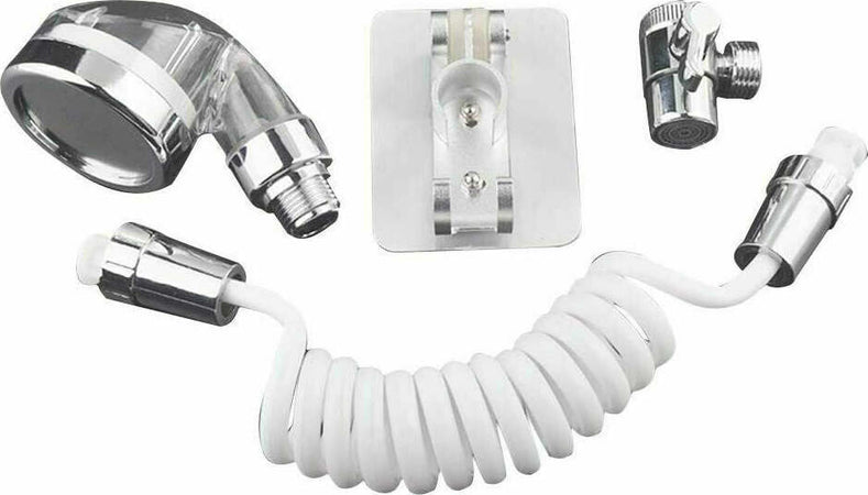 Doccia a Mano Doccetta Portatile Per Lavandino Tubo Pietre Anticalcare Campeggio Fai da te/Attrezzature per cucine e bagni/Attrezzature per bagni/Docce e componenti doccia/Filtri supporti e soffioni doccia/Telefoni doccia Zencoccostore - Formia, Commerciovirtuoso.it