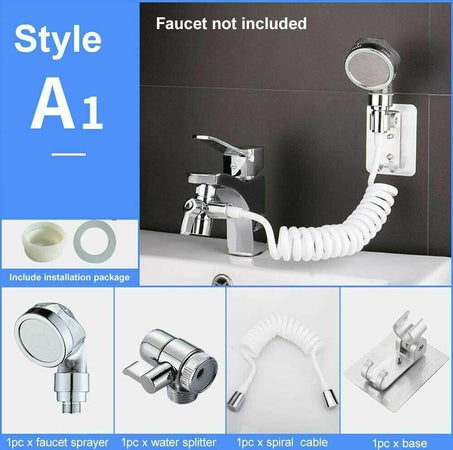 Doccia a Mano Doccetta Portatile Per Lavandino Tubo Pietre Anticalcare Campeggio Fai da te/Attrezzature per cucine e bagni/Attrezzature per bagni/Docce e componenti doccia/Filtri supporti e soffioni doccia/Telefoni doccia Zencoccostore - Formia, Commerciovirtuoso.it