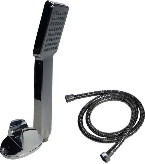 Doccia-Doccetta-Soffione-3-Getti-Anticalcare-Tubo-Flessibile-1.5mt-Muro-83008