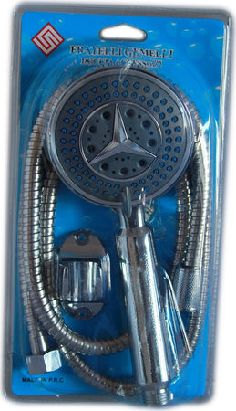DOCCIA DOCCETTA SOFFIONE CROMATO 3 GETTI TUBO FLESSIBILE 1.5MT SUPPORTO MURO Fai da te/Attrezzature per cucine e bagni/Attrezzature per bagni/Docce e componenti doccia/Filtri supporti e soffioni doccia/Docce fisse Trade Shop italia - Napoli, Commerciovirtuoso.it