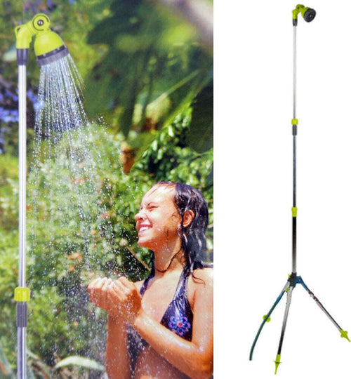 Doccia-Giardino-Piscina-Esterno-Doccetta-Campeggio-Stand-Regolabile-220-cm