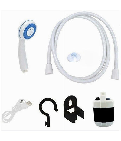 Doccia Portatile A Batterie Ricaricabile Per Camping Barca Con Pompa Elettrica