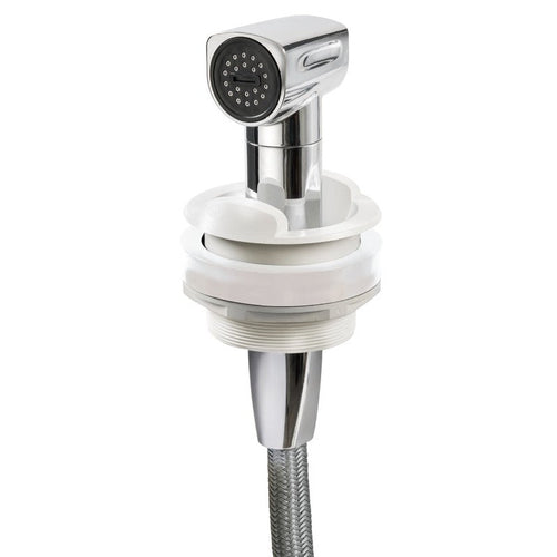 Doccia con miscelatore Saturn base verticale croma