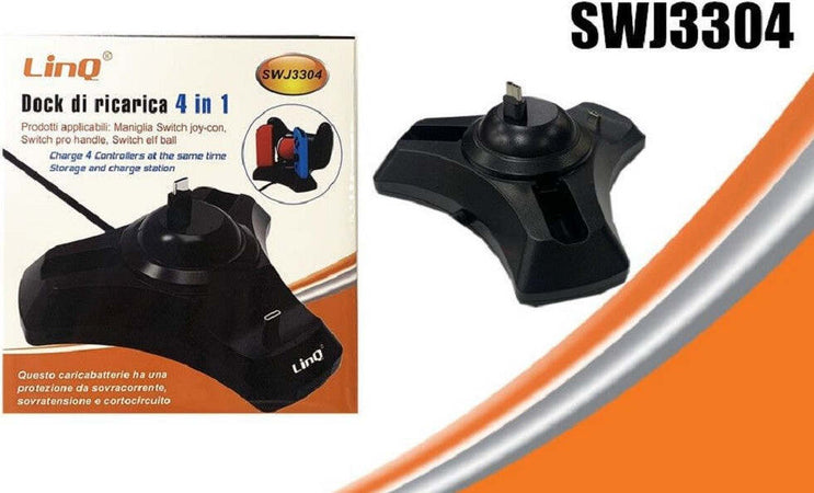 Dock Di Ricarica Base Per Nintendo Switch 4in1 Maniglia Joy-con Pro Handle Swj3304 Elettronica/Informatica/Periferiche di rete/Hub di rete e switch Trade Shop italia - Napoli, Commerciovirtuoso.it
