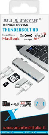 Docking Station Thunderbolt Hd Per Macbook 2xtype-c 7in1 Usb 3.0 Hub 4k Dthd-01 Informatica e Videogiochi > Archiviazione Dati > Box e Docking Trade Shop italia - Napoli, Commerciovirtuoso.it