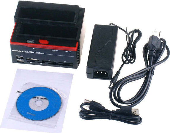 DOCKING STATION TRIPLO TRIPLE 3 HARD DISK 3,5 2,5 DOPPIO SATA 1 IDE HD BOX  Trade Shop italia - Napoli, Commerciovirtuoso.it