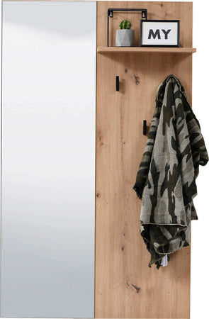 DODO---armadietto-per-ingresso-con-cuscino-colore-rovere-cm-79-x-19,5-x-132-h-Bianco-Milani-Home