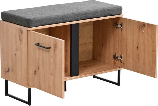 DODO---armadietto-per-ingresso-con-cuscino-colore-rovere-cm-84,5-x-35-x-54,5-h-Rovere-Chiaro-Milani-Home