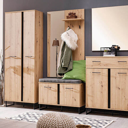 DODO---armadietto-per-ingresso-con-cuscino-colore-rovere-cm-84,5-x-35-x-54,5-h-Rovere-Chiaro-Milani-Home