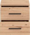 DODO---comodino-moderno-2-cassetti-colore-rovere-cm-44,5-x-33,5-x-43-h-Rovere-Chiaro-Milani-Home