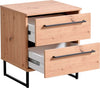 DODO---comodino-moderno-2-cassetti-colore-rovere-cm-45,5-x-35-x-54-h-Rovere-Chiaro-Milani-Home