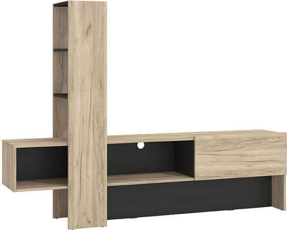 DODO---porta-tv-moderno-colore-rovere-con-un'anta-cm-185,5-x-36,5-x-138,5-h-Rovere-grigio-Milani-Home