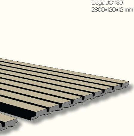 Doga in duropolimero effetto legno Frassino sfondo nero 2800x120x12 Fai da te/Pitture trattamenti per pareti e utensili/Strumenti per carta da parati e posa carta da parati/Pannelli a muro 3D Led Mall Home - Napoli, Commerciovirtuoso.it