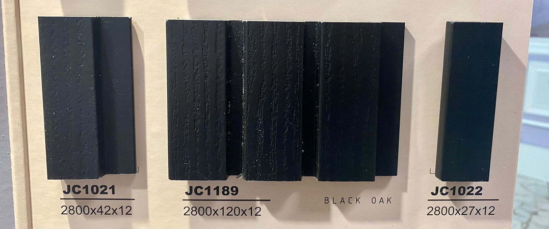 Doga in duropolimero effetto legno Nero oak sfondo nero 2800x120x12 Fai da te/Pitture trattamenti per pareti e utensili/Strumenti per carta da parati e posa carta da parati/Pannelli a muro 3D Led Mall Home - Napoli, Commerciovirtuoso.it