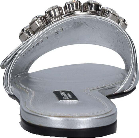 Dolce-&amp;-Gabbana-Sandali-Argento-da-donna
