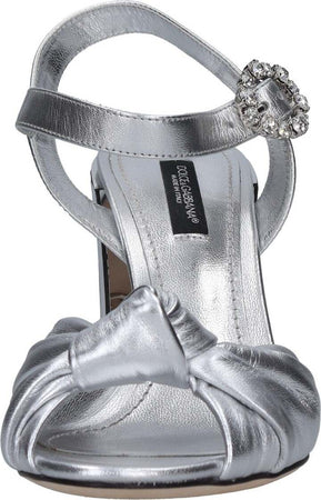 Dolce-&amp;-Gabbana-Sandali-Argento-da-donna