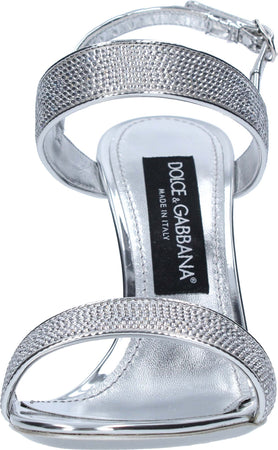 Dolce-&amp;-Gabbana-Sandali-Argento-da-donna