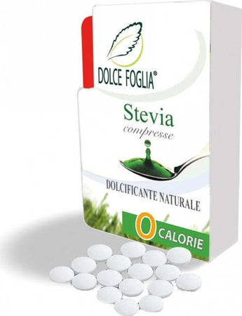 DOLCE-FOGLIA-STEVIA-DOLCIFICANTE-100-compresse-Natur-Farma