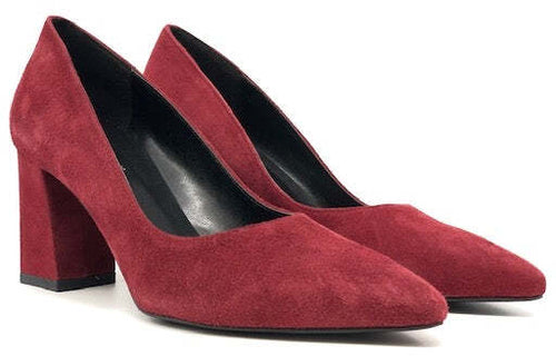 DOLCE MODA Decollete in pelle scamosciata bordo