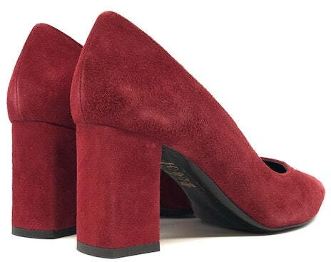 DOLCE MODA Decollete in pelle scamosciata bordo