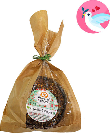 Dolce Pasquale Biologico Integrale Dolce Di Pasqua Bio Con Con Uvetta Sultanina Arancia Caramellata E Cioccolato Focaccia Di Pasqua Made In Italy Alimentari e cura della casa/Pasticceria e prodotti da forno/Torte/Colombe pasquali Pagnotta è Salute - Milazzo, Commerciovirtuoso.it