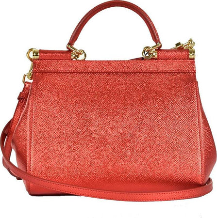 DOLCE&amp;GABBANA-Dolce&amp;Gabbana-Microbag-a-Spalla-Rossa-Donna-Pelle-Mod.-Sicily-BB6003-AP2871-87572-da-donna
