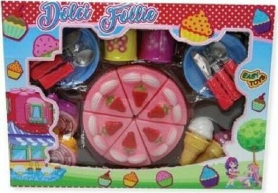 Dolci-Follie-Torta-Cono-Gelato-Vari-Accessori-Giocattolo-Gioco-Bambina