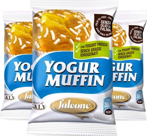 Dolciaria Falcone 30x Yogurt Muffin Snack Allo Yogurt 50gr Senza Olio Di Palma Confezione Da 30 Pz Alimentari e cura della casa/Pasticceria e prodotti da forno/Dessert/Muffin Franco Pausa Caffè - Albano Laziale, Commerciovirtuoso.it