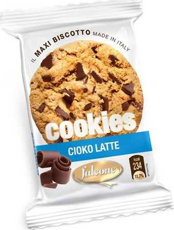 Dolciaria Falcone 40x Biscotti Cookies Cioko Latte Monoporzione 50 Gr Biscotto Con Scaglie Di Cioccolato Imbustato Singolarmente Senza Olio Di Palma Confezione 40 Pezzi Alimentari e cura della casa/Pasticceria e prodotti da forno/Biscotti/Con gocce di cioccolato Franco Pausa Caffè - Albano Laziale, Commerciovirtuoso.it