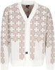 DOLLY-NOIRE-Cardigan-Uomo-Breeze-Blocks-Cardigan-Brown/white-da-uomo