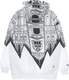 DOLLY-NOIRE-Felpa-Cappuccio-Uomo-Bench-Duomo-Rovesciato-Hoodie-Oversize-White/grey-da-uomo