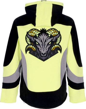 DOLLY-NOIRE-Felpa-Cappuccio-Uomo-Goat-Hockey-Hoodie-Plus-Yellow-da-uomo
