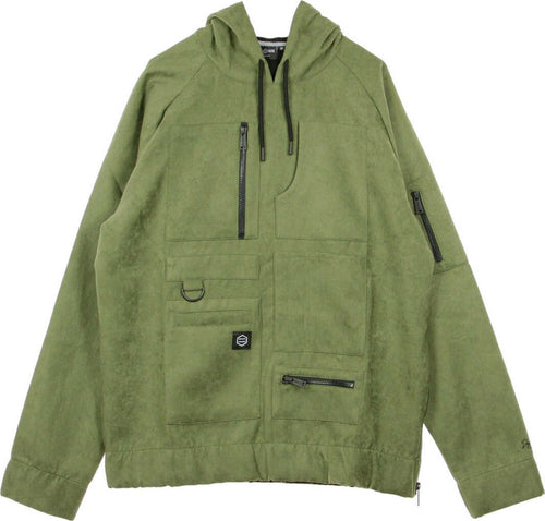 DOLLY-NOIRE-Felpa-Cappuccio-Uomo-Special-Hoodie-Olive-da-uomo