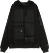 DOLLY-NOIRE-Felpa-Cappuccio-Uomo-Special-Pocket-Hoodie-Black-da-uomo