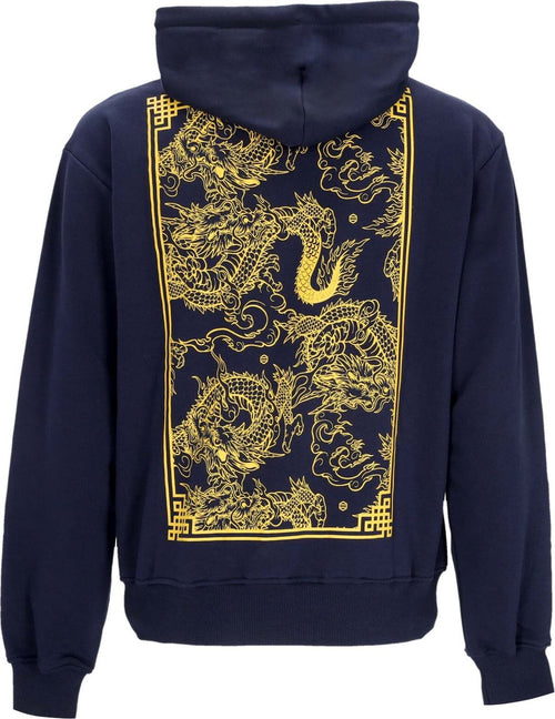 DOLLY-NOIRE-Felpa-Leggera-Cappuccio-Uomo-Chinese-Dragon-Hoodie-Navy-da-uomo
