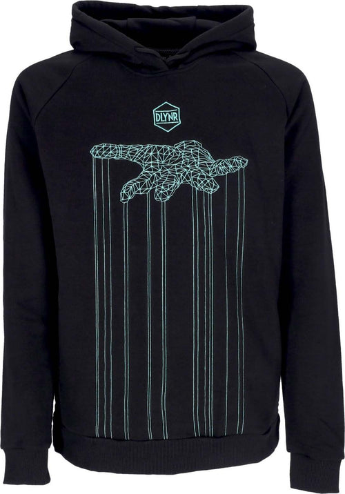 DOLLY-NOIRE-Felpa-Leggera-Cappuccio-Uomo-Control-Hoodie-Black-da-uomo