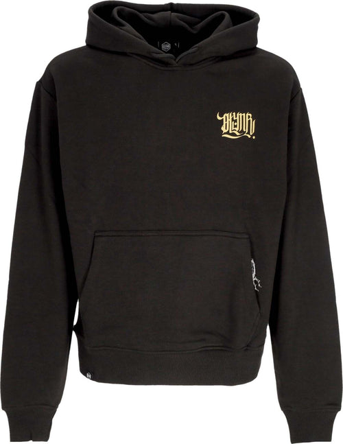 DOLLY-NOIRE-Felpa-Leggera-Cappuccio-Uomo-Desert-Skull-Hoodie-Black-da-uomo