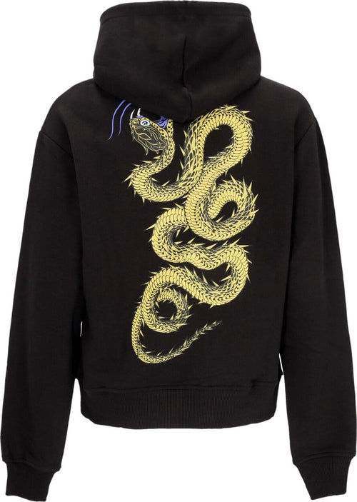 DOLLY-NOIRE-Felpa-Leggera-Cappuccio-Uomo-Desert-Snake-Hoodie-Black-da-uomo