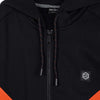 DOLLY-NOIRE-Felpa-Leggera-Cappuccio-Zip-Uomo-Skin-Hoodie-Black-da-uomo