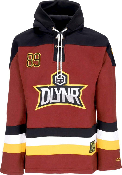 DOLLY-NOIRE-Felpa-Tipo-Hockey-Uomo-Goat-Classic-Hockey-Hoodie-Bordeaux-da-uomo