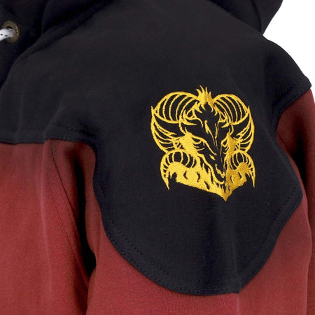 DOLLY-NOIRE-Felpa-Tipo-Hockey-Uomo-Goat-Classic-Hockey-Hoodie-Bordeaux-da-uomo