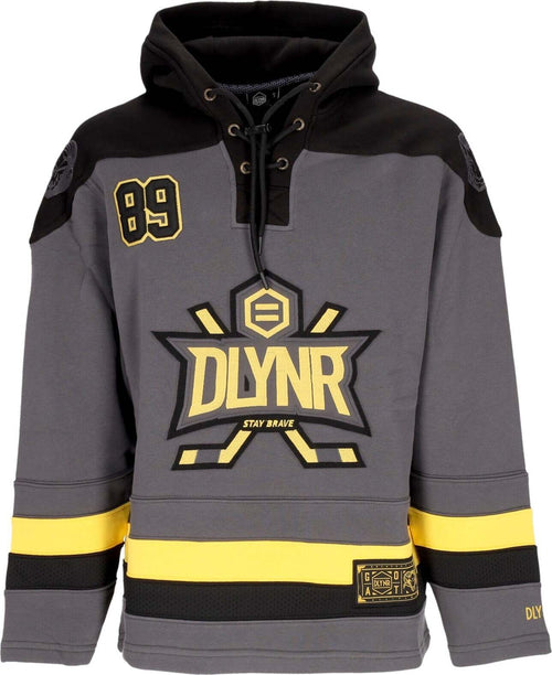 DOLLY-NOIRE-Felpa-Tipo-Hockey-Uomo-Goat-Hockey-Hoodie-Grey-da-uomo