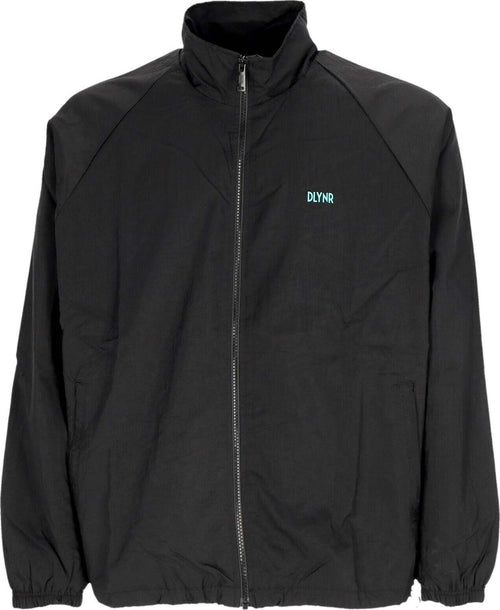 DOLLY-NOIRE-Giacca-Tuta-Uomo-Urban-Tracksuit-Sweatshirt-Baggy-Black-da-uomo