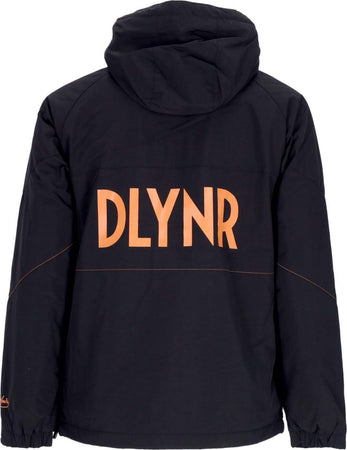 DOLLY-NOIRE-Giaccone-Infilabile-Uomo-Anorak-Jacket-Black/orange-da-uomo
