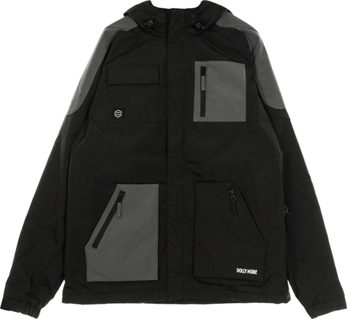 DOLLY-NOIRE-Giaccone-Uomo-Full-Zip-Jacket-Black-da-uomo