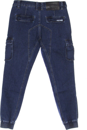 DOLLY-NOIRE-Jeans-Uomo-Cargo-Long-903-Denim-Light-da-uomo